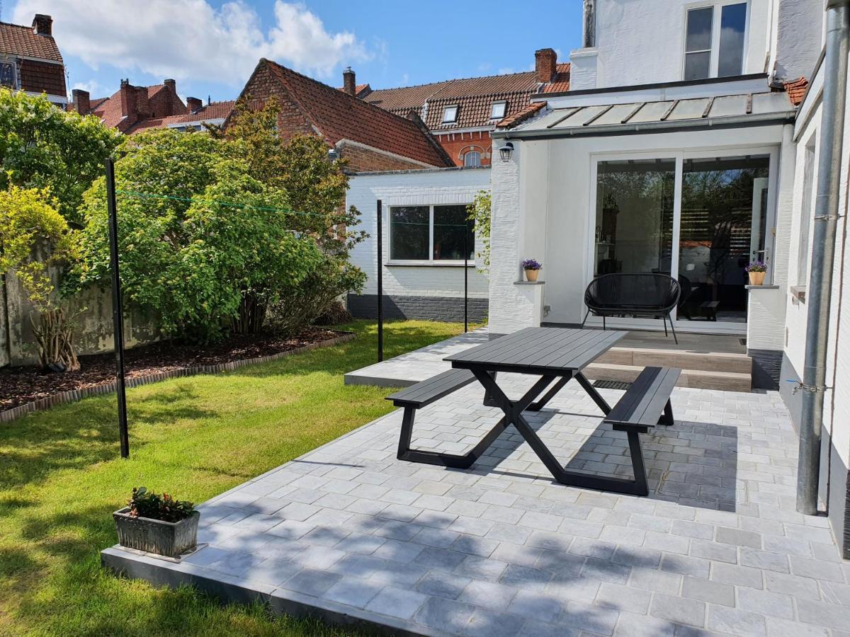 Trendy, Authentieke Woning Met Groot Terras En Tuin Villa Brugge Kültér fotó