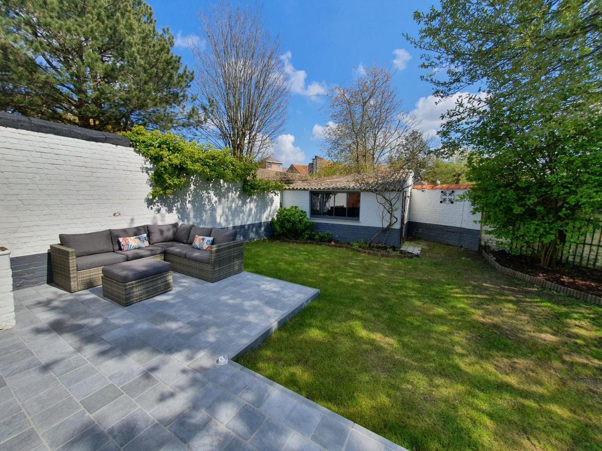 Trendy, Authentieke Woning Met Groot Terras En Tuin Villa Brugge Kültér fotó